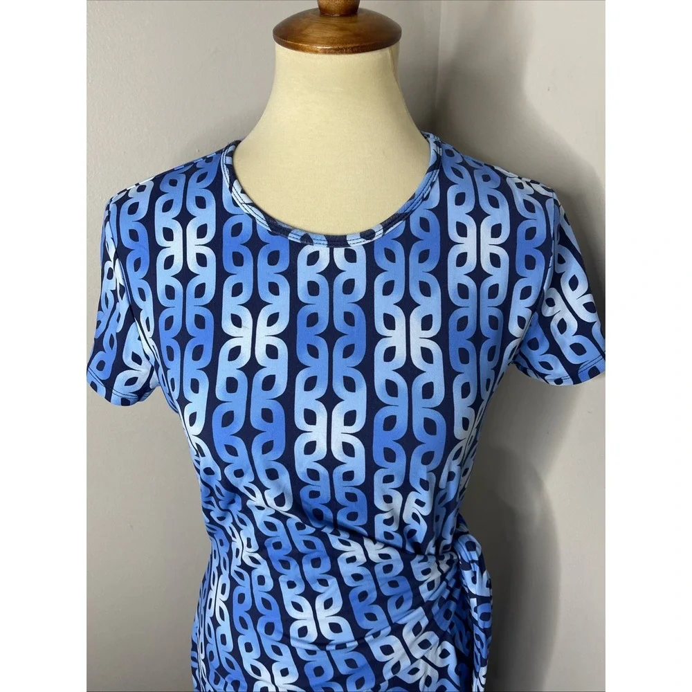 J. McLaughlin Elora Dress Catalina‎ Cloth in Mini Block Chain Small S - Picture 5 of 9